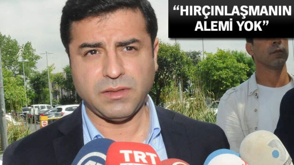 Demirtaş'tan Yalçın Akdoğan'a yanıt