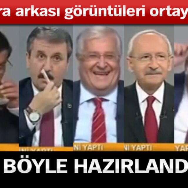 İşte böyle hazırlandılar