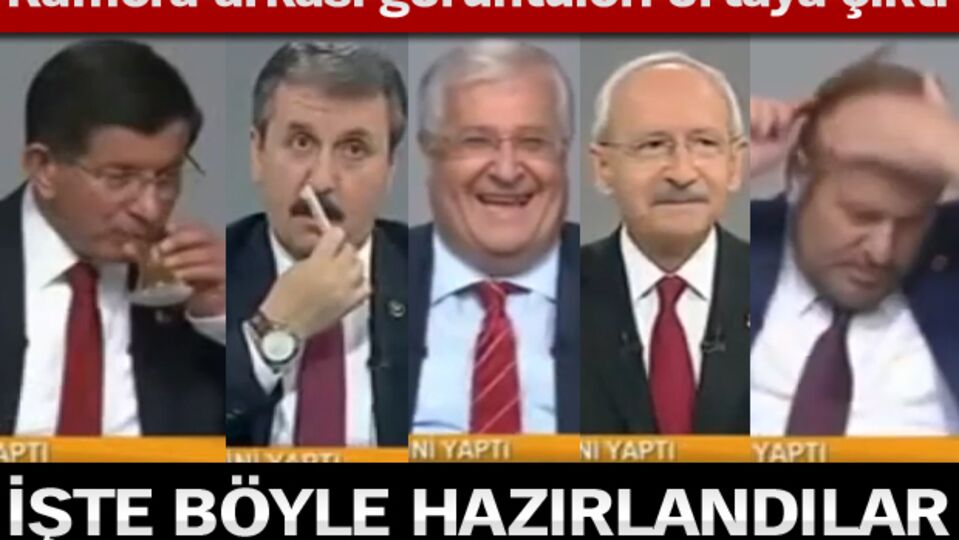 İşte böyle hazırlandılar