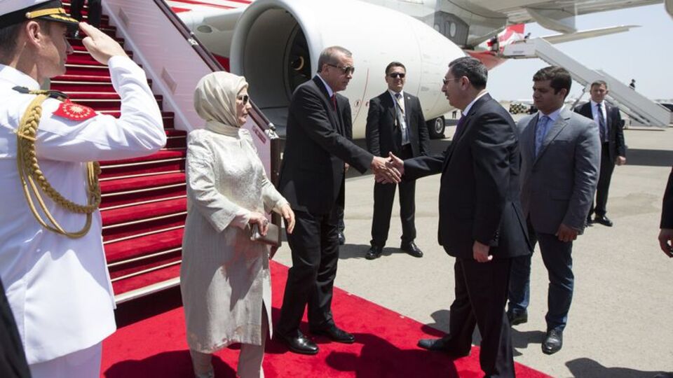 Cumhurbaşkanı Erdoğan, Bakü'de