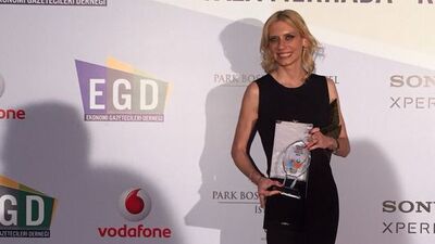 Özlem Dalga'ya ekonomi basını başarı ödülü