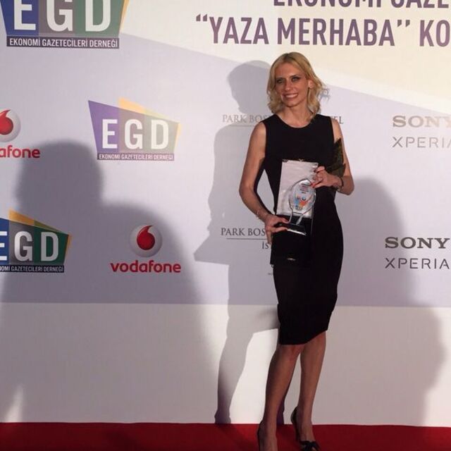 Özlem Dalga'ya ekonomi basını başarı ödülü