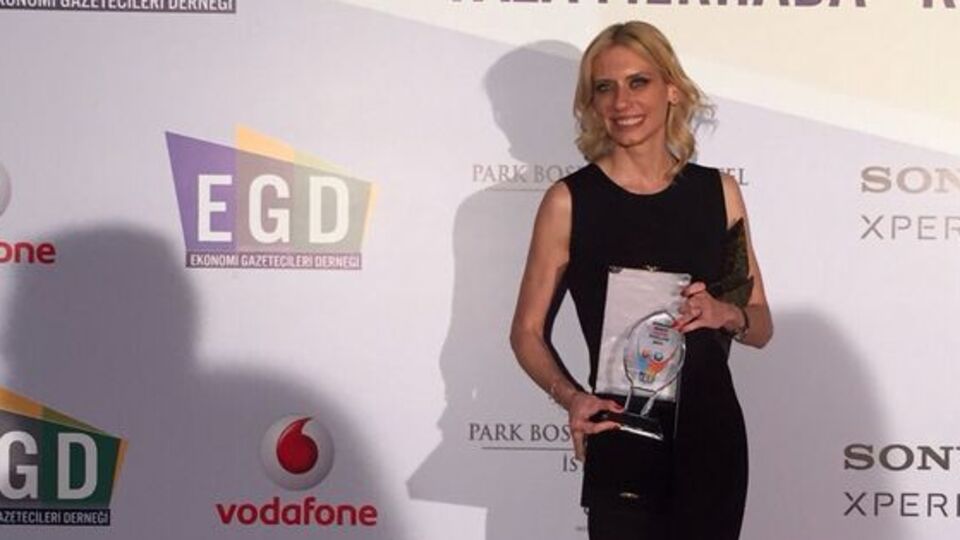 Özlem Dalga'ya ekonomi basını başarı ödülü