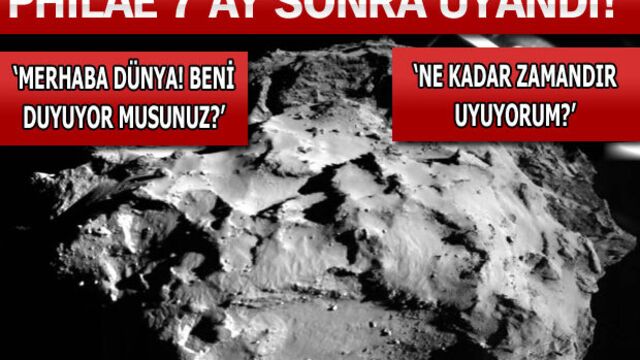 "Burada organik moleküller var"