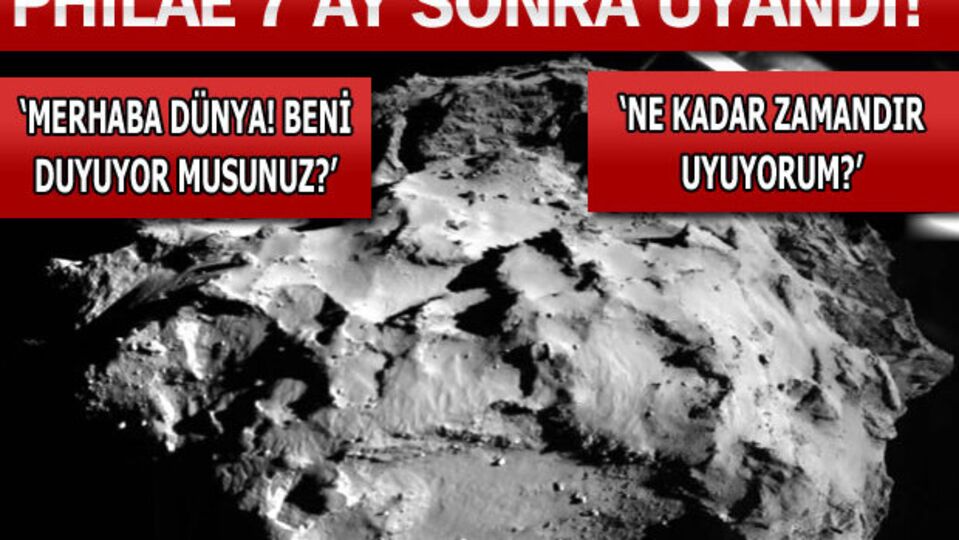 "Burada organik moleküller var"