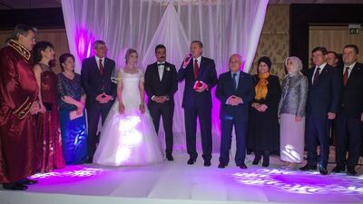 Erdoğan, nikah şahidi oldu