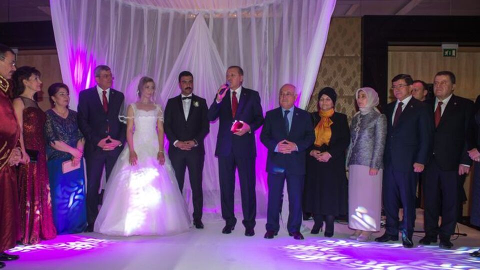Erdoğan, nikah şahidi oldu