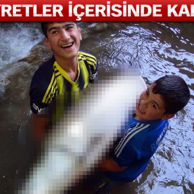 Zap suyunda yakalandı!
