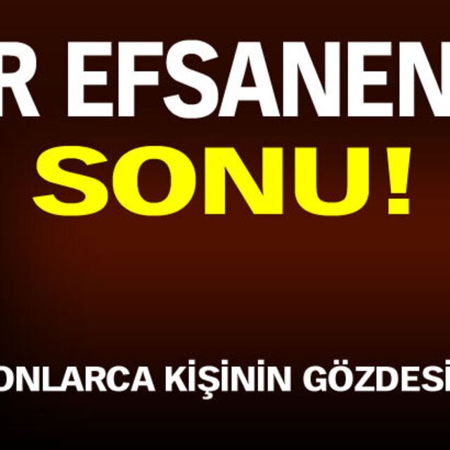 Bir efsanenin sonu...