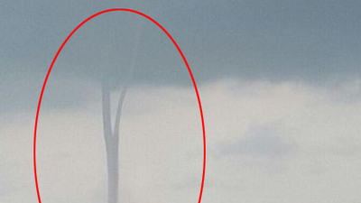 İstanbul'da korkutan iki dev hortum