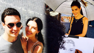 Ünlü çift balayına çıktı