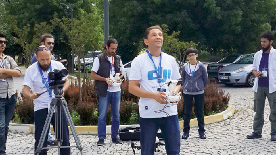 Yıldız Teknik Üniversitesi'nde drone eğitimi