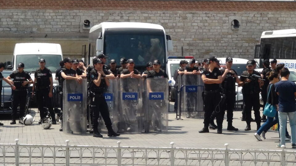 Taksim'de gerginlik