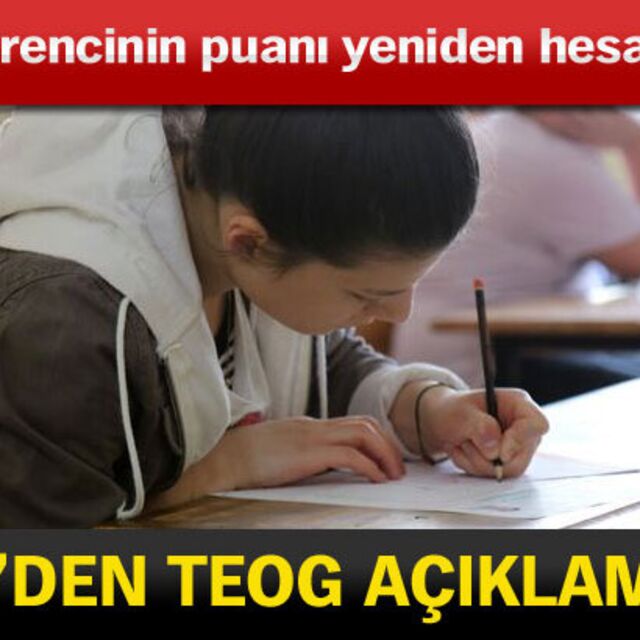 MEB'den TEOG açıklaması