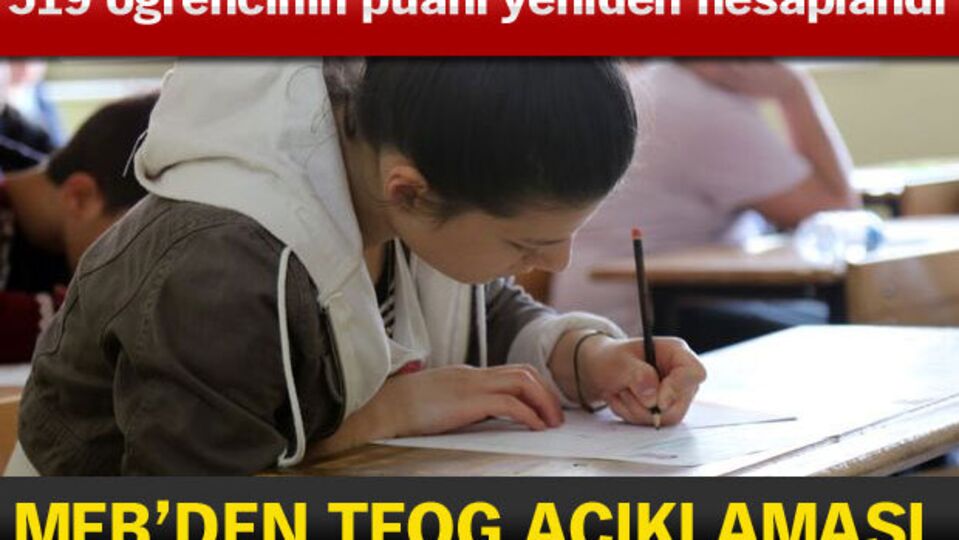 MEB'den TEOG açıklaması