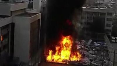 Hastane'de korkutan yangın