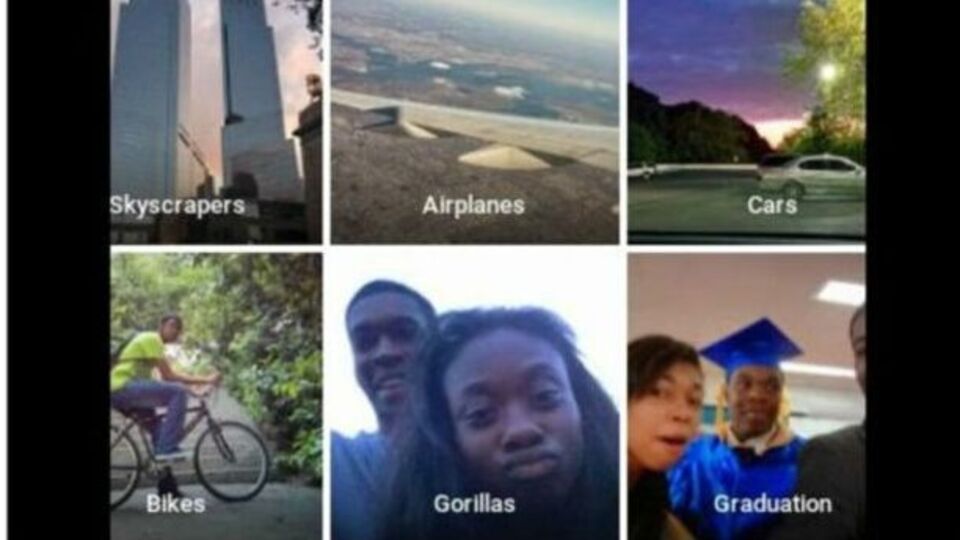 Google'dan siyahi çifte 'goril' ayıbı!