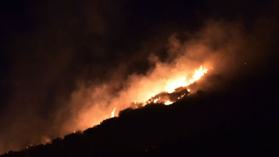 Bodrum'da korkutan yangın
