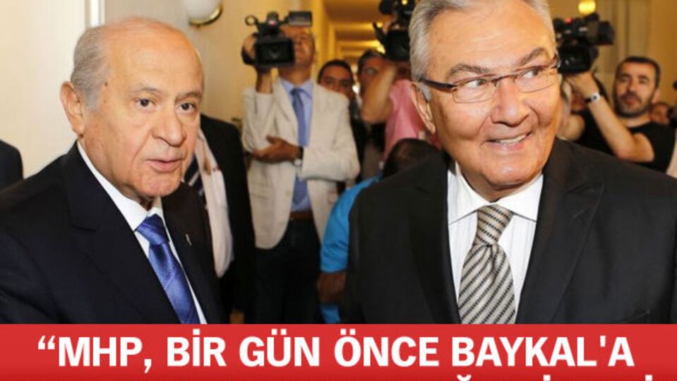 'MHP, bir gün önce Baykal'a zımnen destek olacağını iletti'