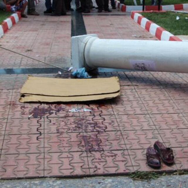 Pazar yerinde şoke eden ölüm!