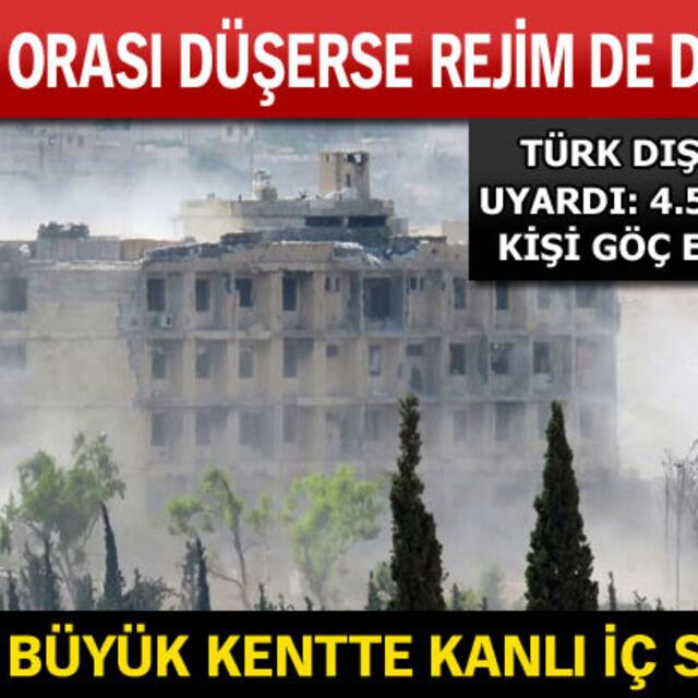 İkinci büyük kentte kanlı iç savaş!