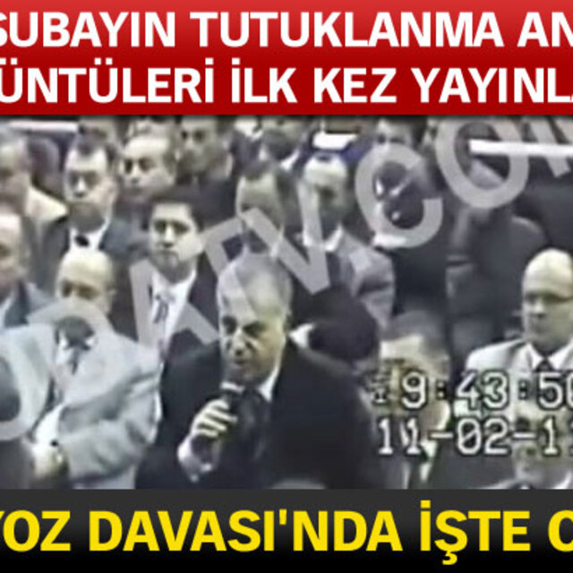 Balyoz Davası'nda işte o an!