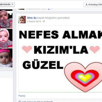 "Nefes almak kızımla güzel"