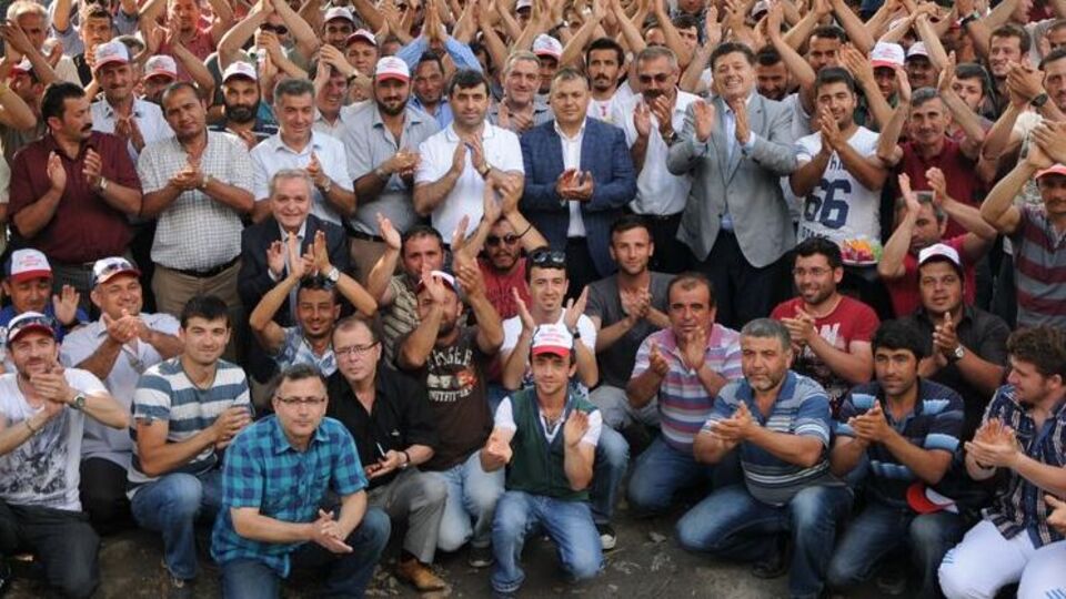 Madencilerin eylemi sona erdi
