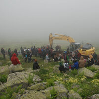 Rize'de Yeşil Yol eylemi