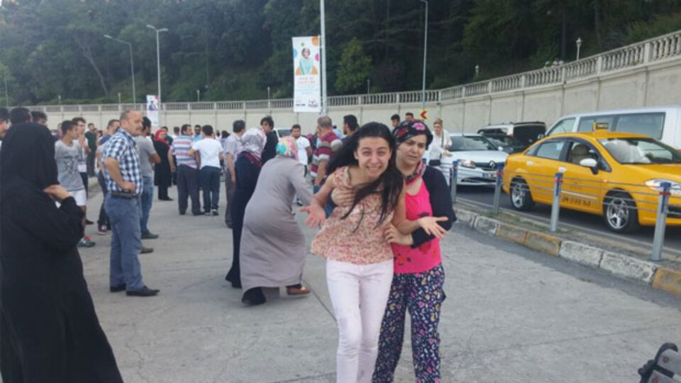 Huber Köşkü'nün önünde acı olay!