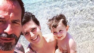 Ünlü oyuncunun aile saadeti