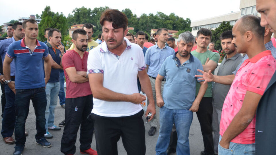 Maden işçisinin yürek burkan eylemi