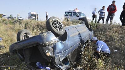 Konya yolunda kaza