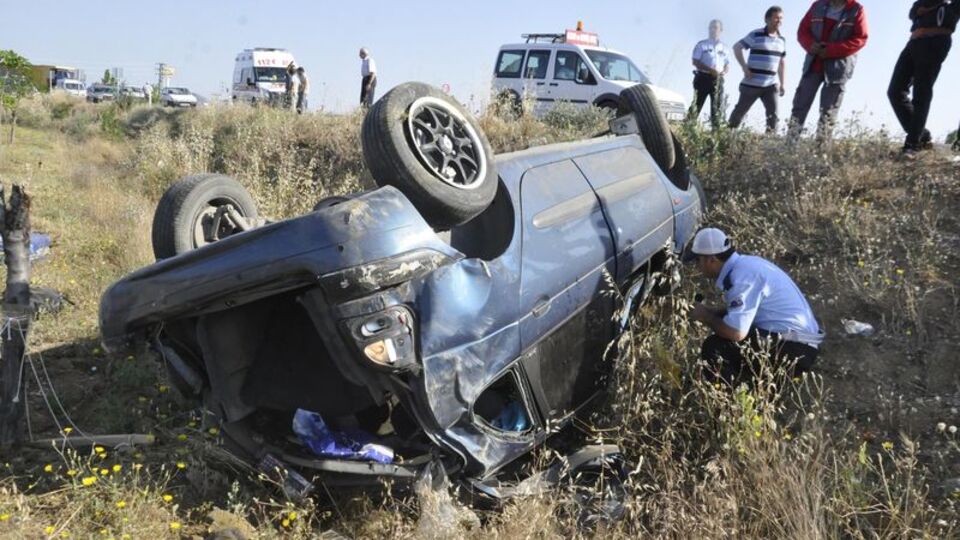 Konya yolunda kaza