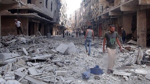 Yermuk'a varil bombalı saldırı