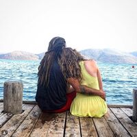 Kiteboard'cu sevgili