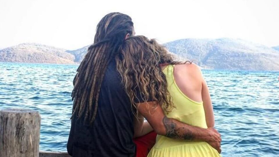 Kiteboard'cu sevgili