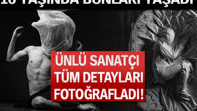 Ünlü sanatçı tüm detayları fotoğrafladı!