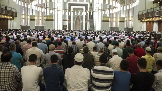 Son teravihi namazı kılındı