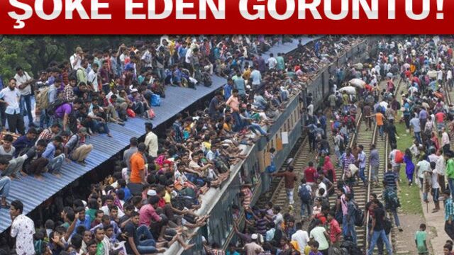 Sadece bayram gezmesine çıktılar!