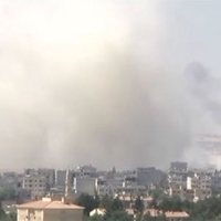 Kobani'de eşzamanlı patlama!