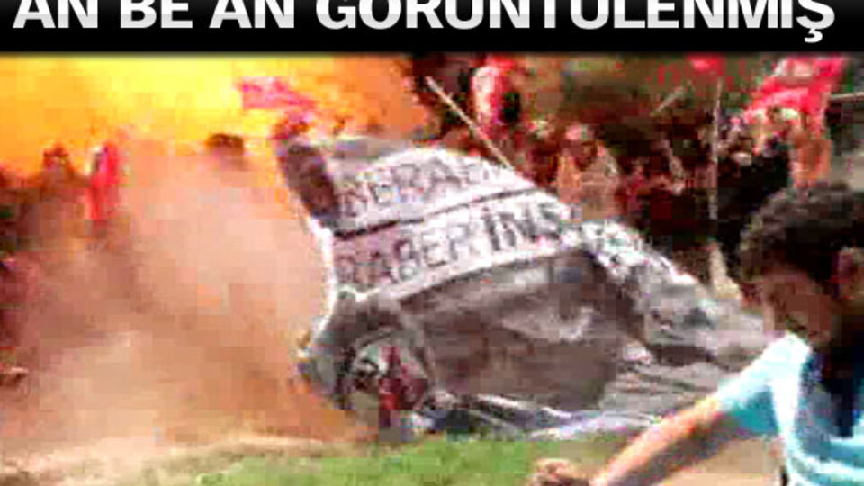 İşte Suruç'taki patlama anı!