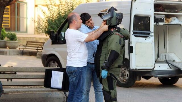 Gaziantep Valiliği bahçesinde bomba paniği!
