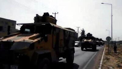 Sınırda askeri sevkiyat