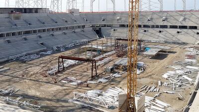 Samsunspor'un yeni stadı bitiyor