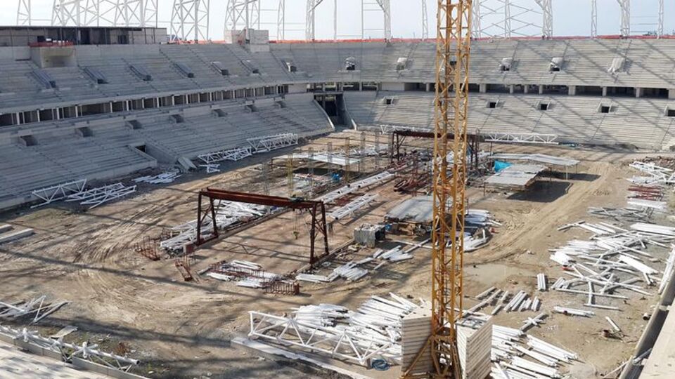 Samsunspor'un yeni stadı bitiyor