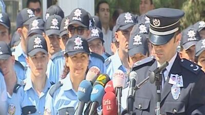 Şehit polislere son görev!