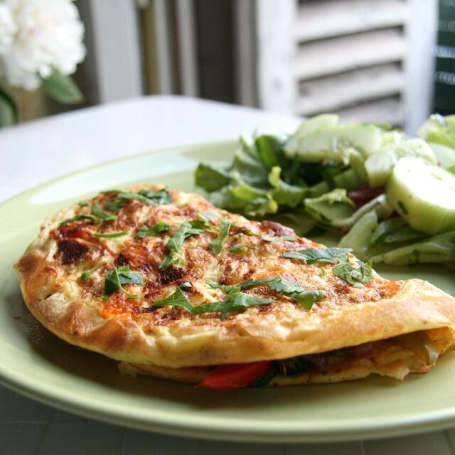 Sebzeli omlet