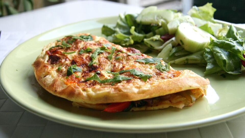 Sebzeli omlet