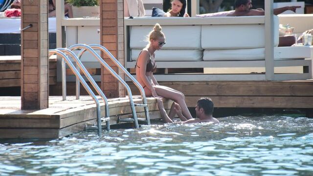 Yeni sevgilisiyle Bodrum'da